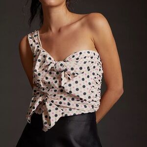 Maeve Bow-Tie One-Shoulder Tank